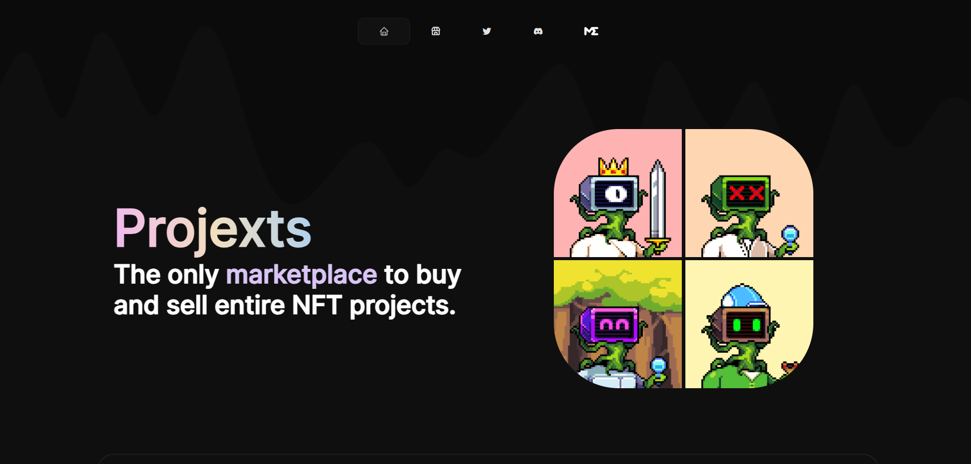 NFT Collection Marketplace screenshot