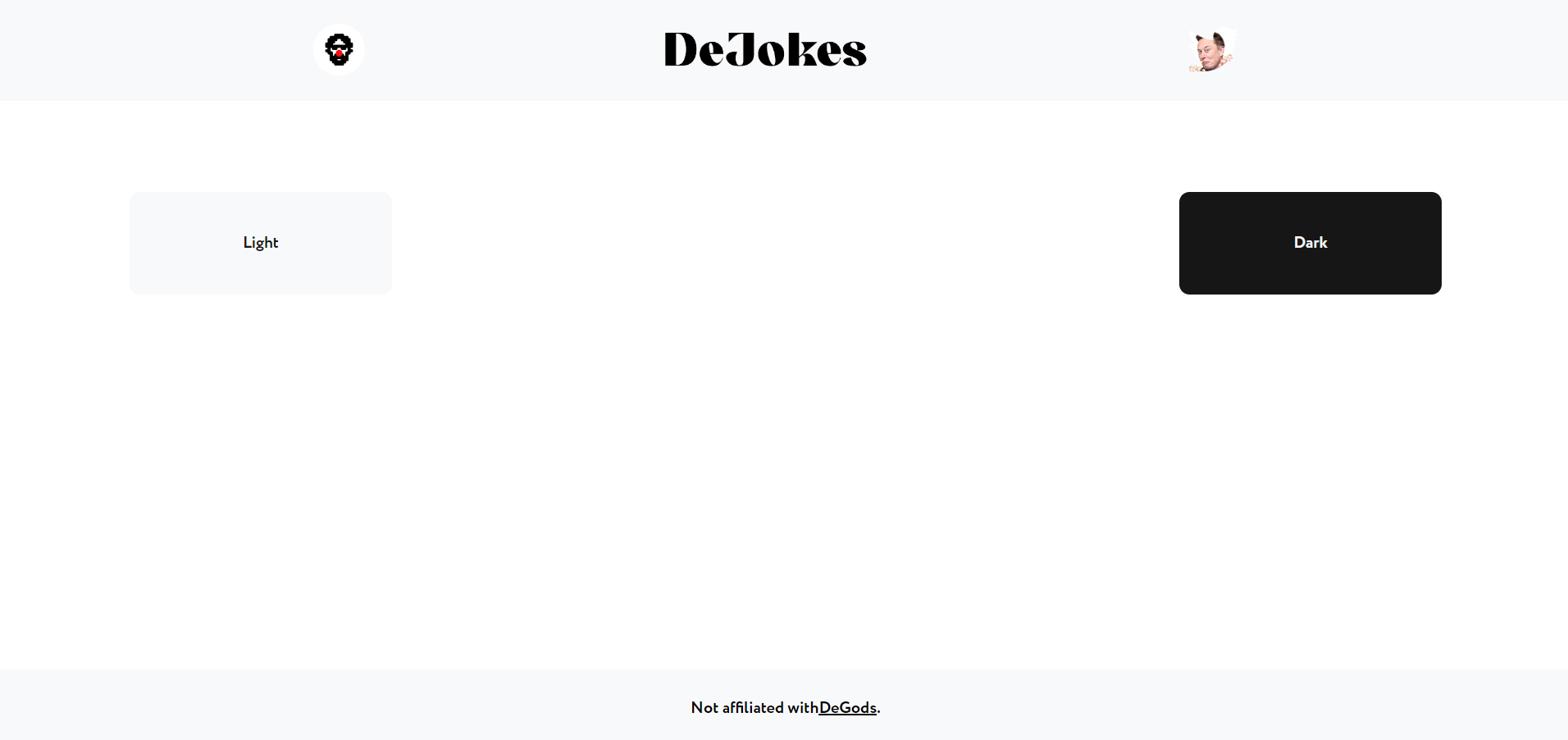 Jokes Website screenshot